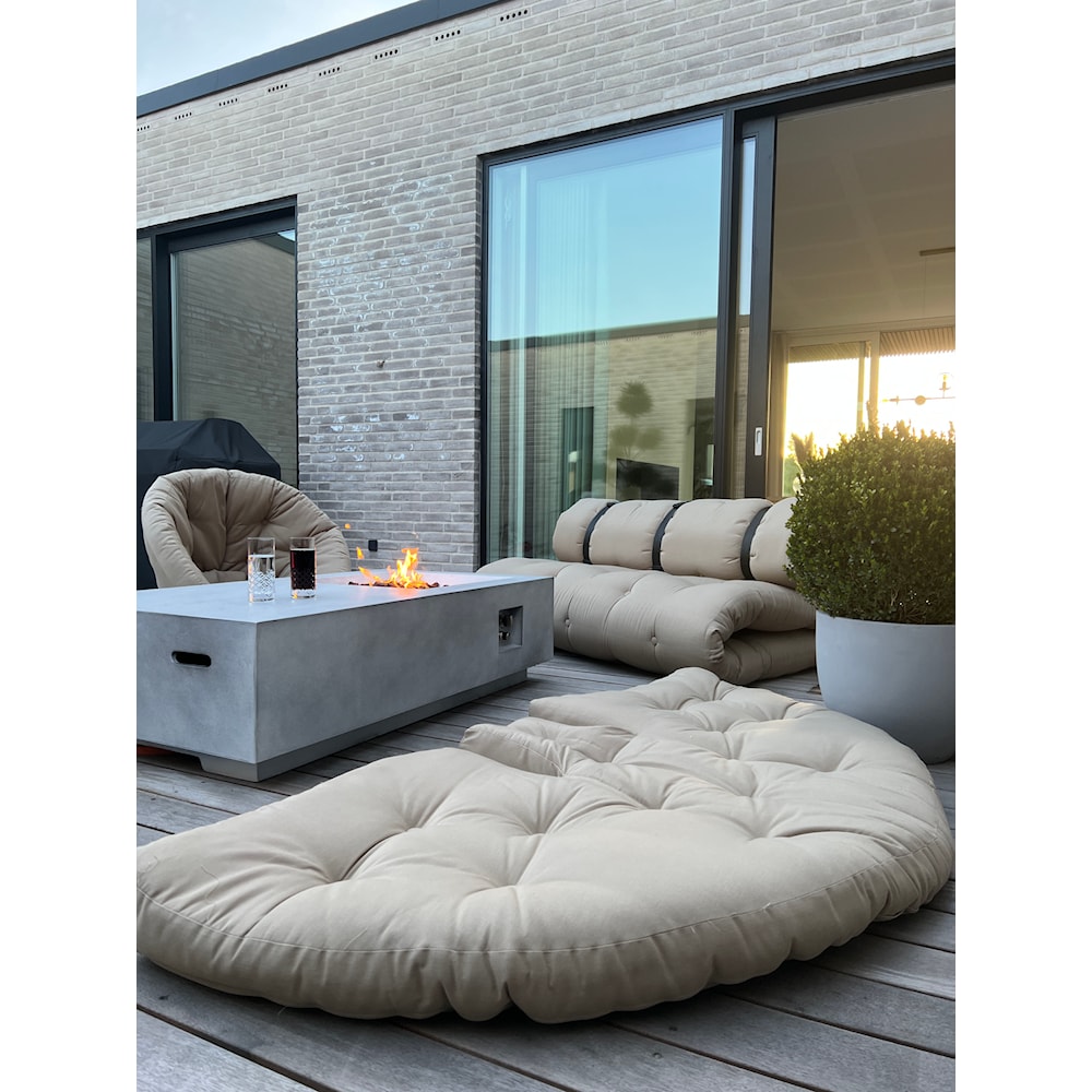 Sillón de exterior colchón plegable futón Nido Out Karup Design