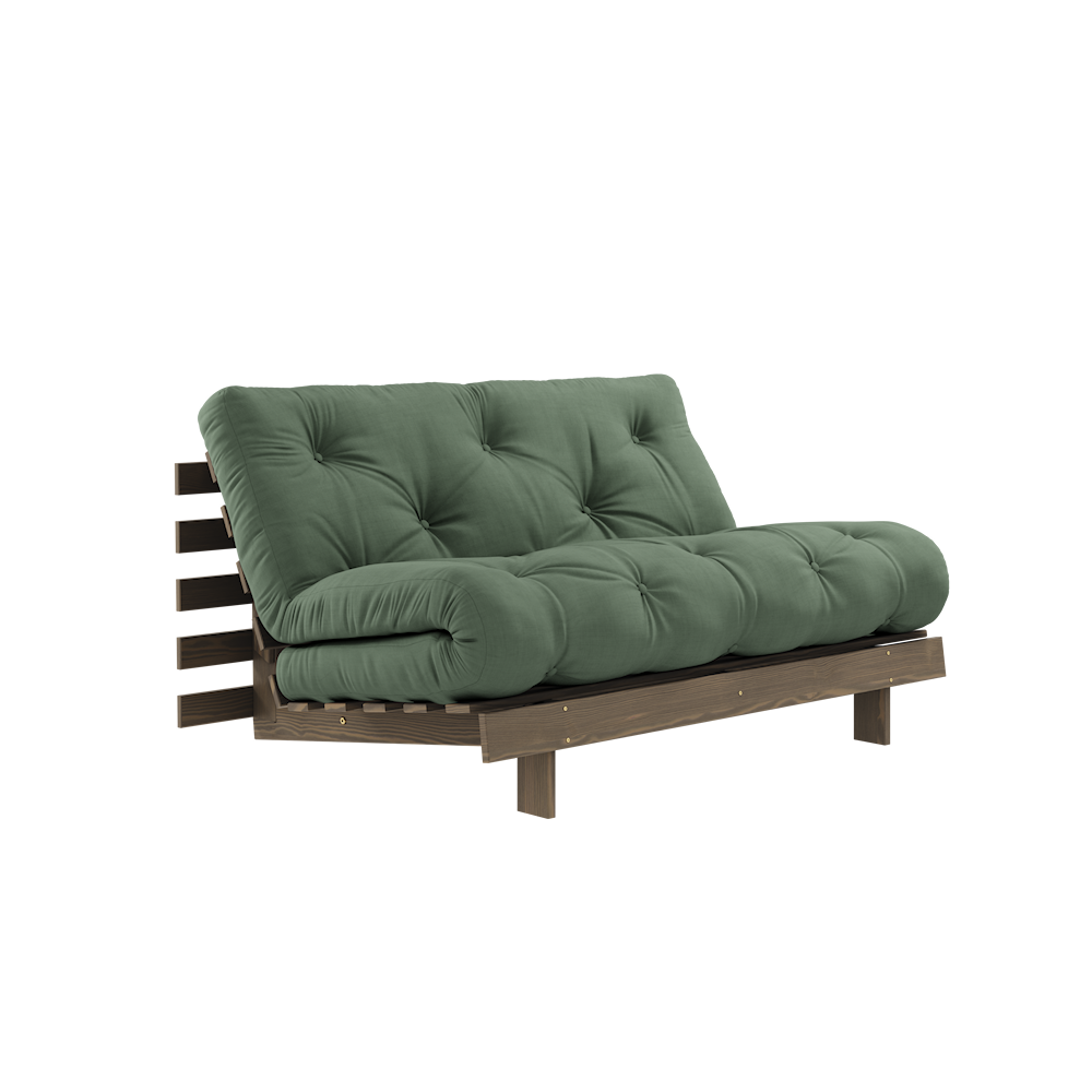 Green futon sofa bed sale